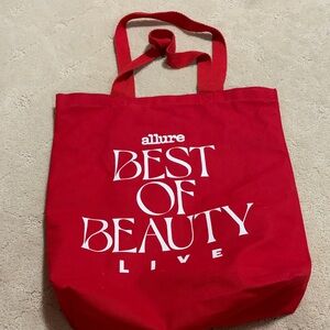 Allure Vibrant Red Tote Bag